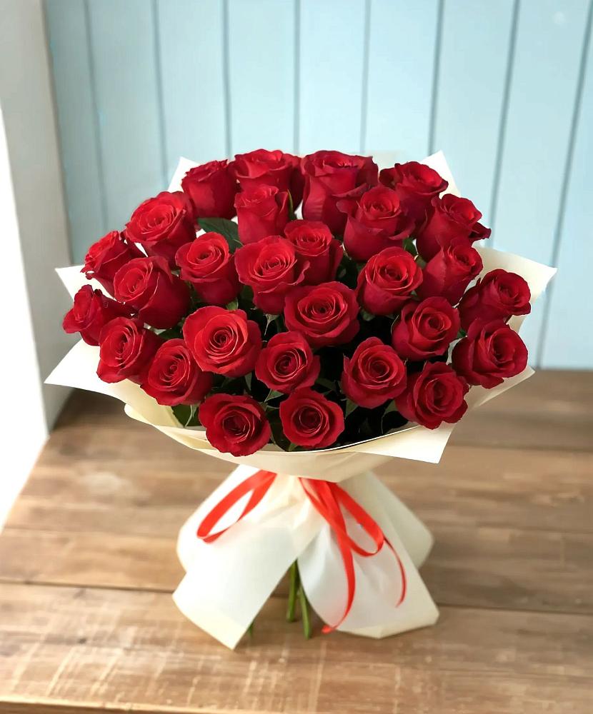 Букет 29 Красных роз в Толмачёво Новосибирская область