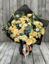 Букет цветов из:  Розы и Лизиантусы в Толмачёво Новосибирская область