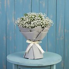 Букет цветов из:  Гипсофила в Толмачёво Новосибирская область