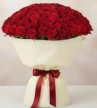 Букет 101 Красная роза Милано в Толмачёво Новосибирская область