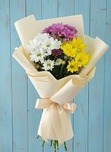 Букет цветов из:  Хризантемы в Толмачёво Новосибирская область