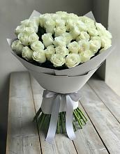 Букет 35 Белых роз в Толмачёво Новосибирская область