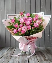 Букет Розовый кустик в Толмачёво Новосибирская область
