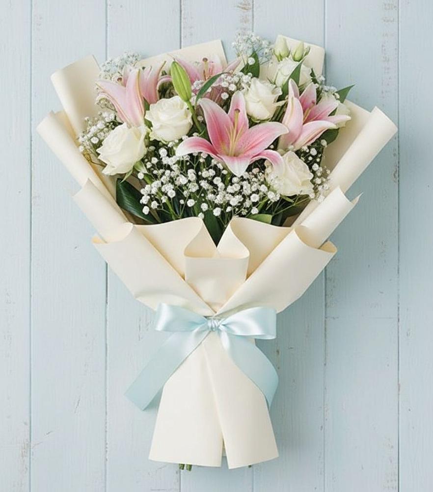 Букет цветов из: Лилии в Толмачёво Новосибирская область