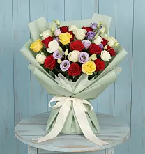 Букет цветов из:  Розы в Толмачёво Новосибирская область