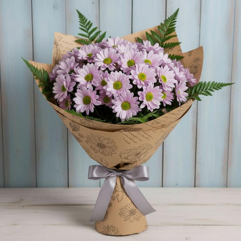 Букет цветов из: Хризантемы в Толмачёво Новосибирская область