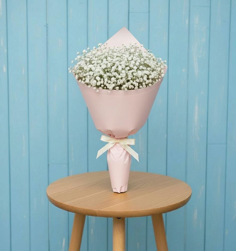 Букет цветов из: Гипсофила в Толмачёво Новосибирская область