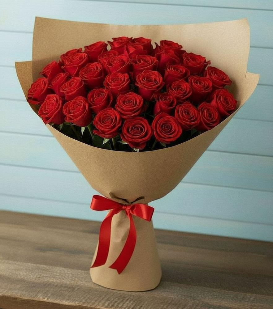 Букет Красные розы Милано в Толмачёво Новосибирская область