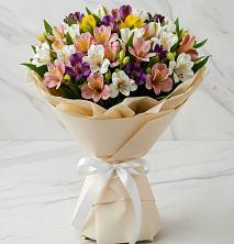 Букет цветов из:  Альстромерии в Толмачёво Новосибирская область