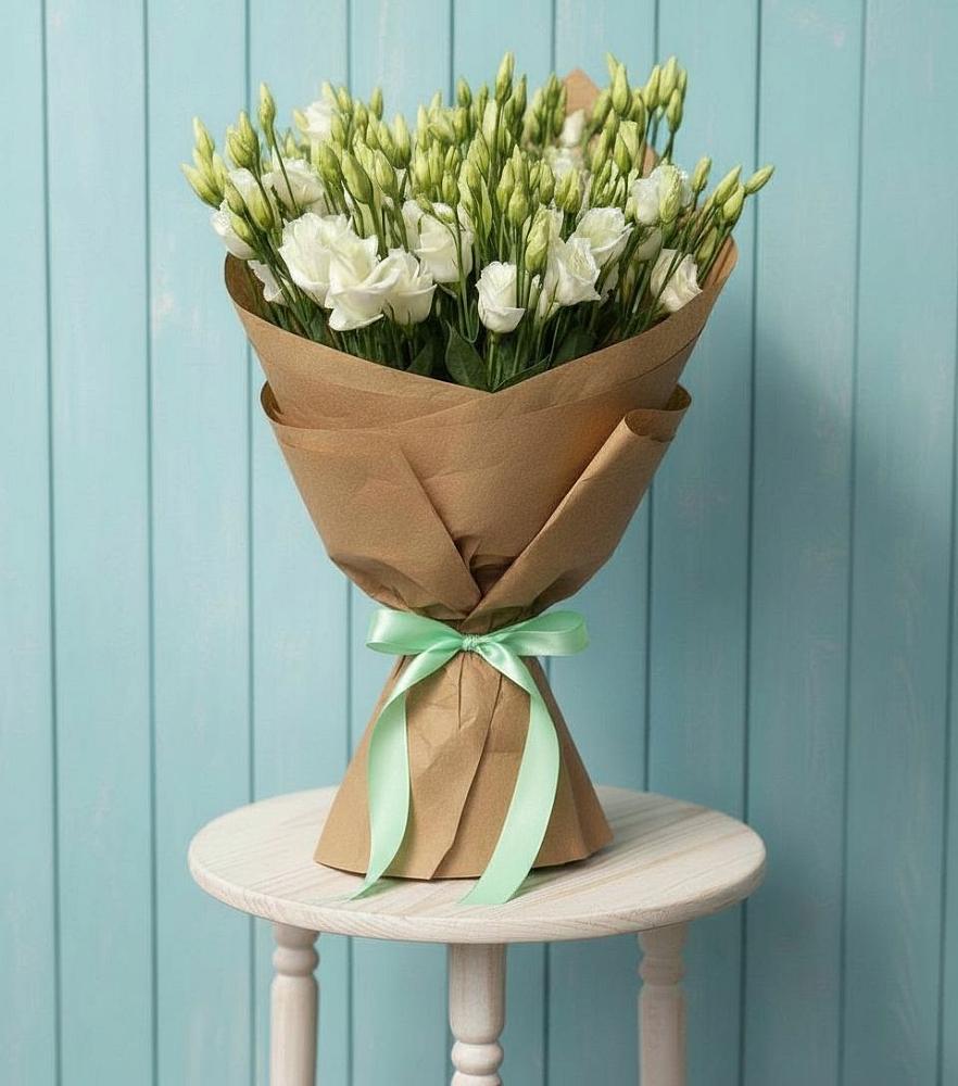 Букет цветов из: Лизиантусы в Толмачёво Новосибирская область