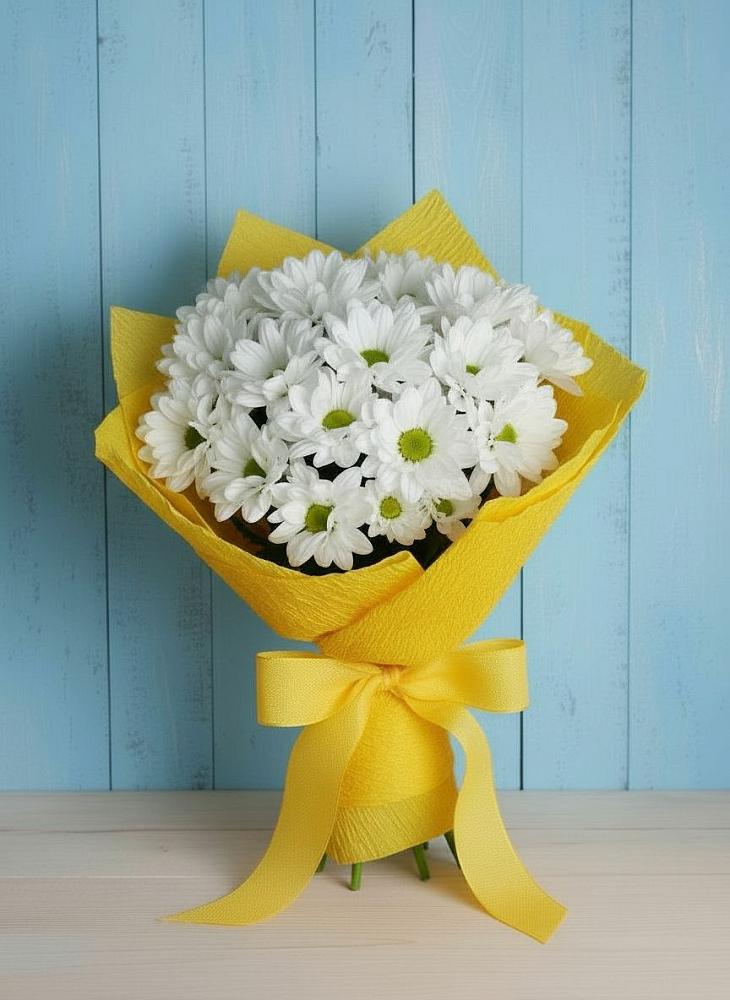 Букет цветов из: Хризантемы в Толмачёво Новосибирская область