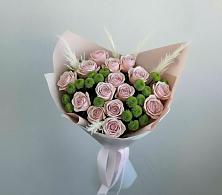Букет цветов из:  Розы и Хризантемы в Толмачёво Новосибирская область