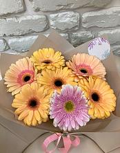 Букет цветов из:  Герберы в Толмачёво Новосибирская область