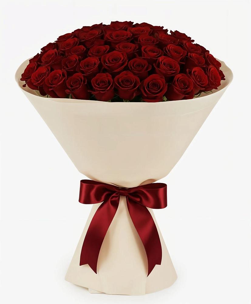 Букет 101 Бордовая роза Блэк Бакарра в Толмачёво Новосибирская область