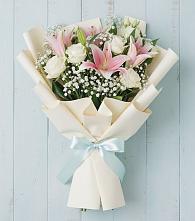 Букет цветов из:  Лилии в Толмачёво Новосибирская область