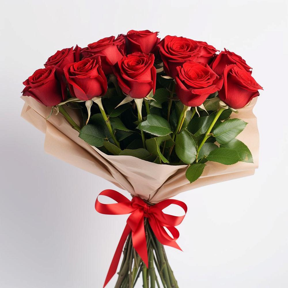 Букет 11 Красных роз Эдлесс Лав в Толмачёво Новосибирская область
